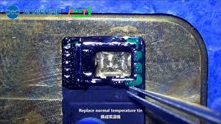 The world‘s first heating station to repair face id . method of FACE ID  lattice modulensor repair.