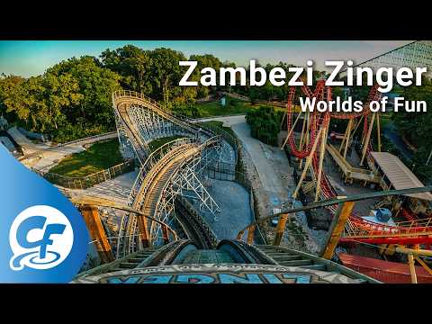 Zambezi Zinger front seat on-ride 4K POV Worlds of Fun