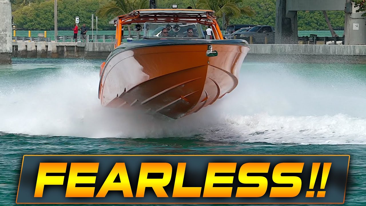 BIG WAVE SENDS BOAT FLYING HIGH AT HAULOVER INLET BOAT ZONE YouTube