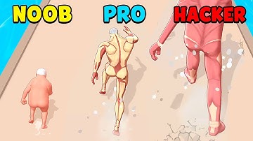 NOOB vs PRO vs HACKER - Titan Rush 3D