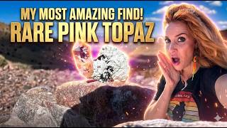 Find The RAREST crystals in Utah with me - Pink Topaz- Bixbyite - Pseudobrookite