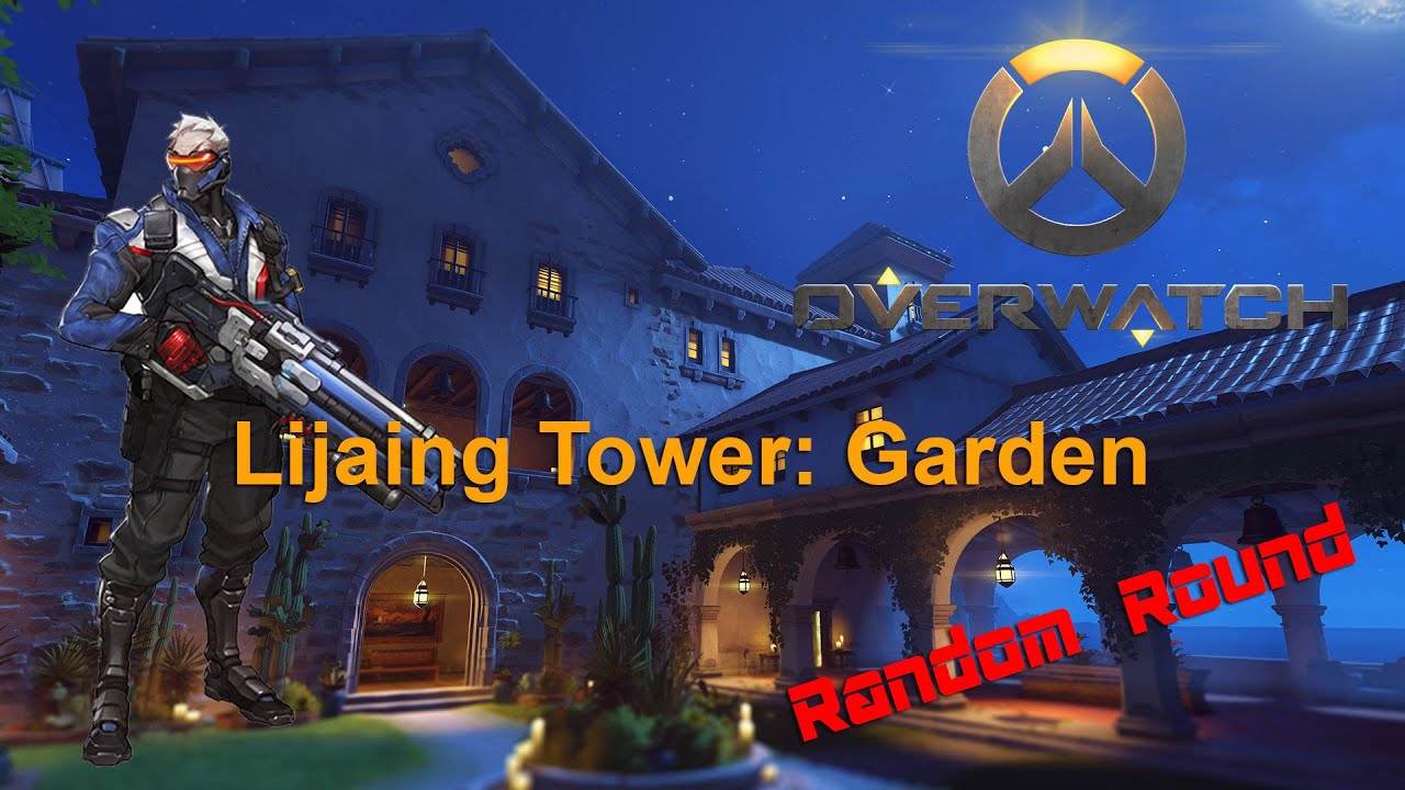 gaming logo Random Round: Overwatch - Lijiang Tower: Garden - Soldier 76