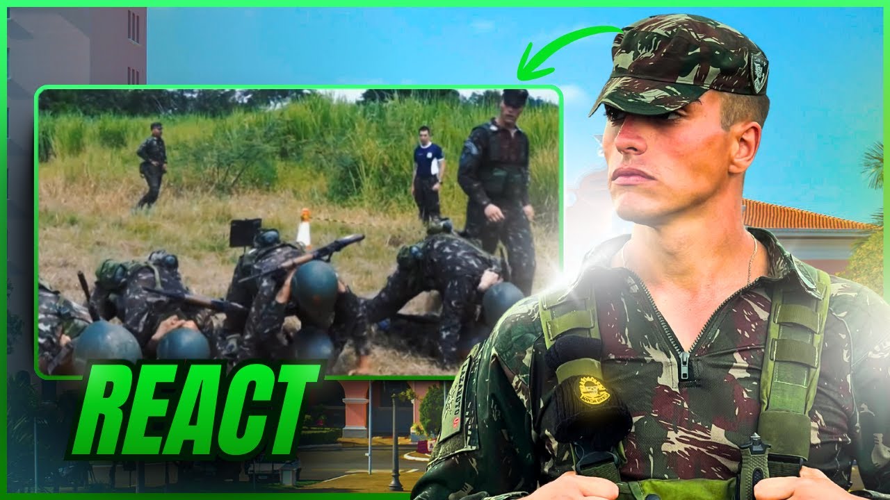 A semana de um CADETE da AMAN! | REACT vídeo Curso Básico AMAN | Agulhas Negras | Nicolas Lazaroto