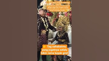 "Pengantin Pria Gemoy Joget di Depan Istrinya, Bikin Semua Ngakak 🤭💃"#shorts