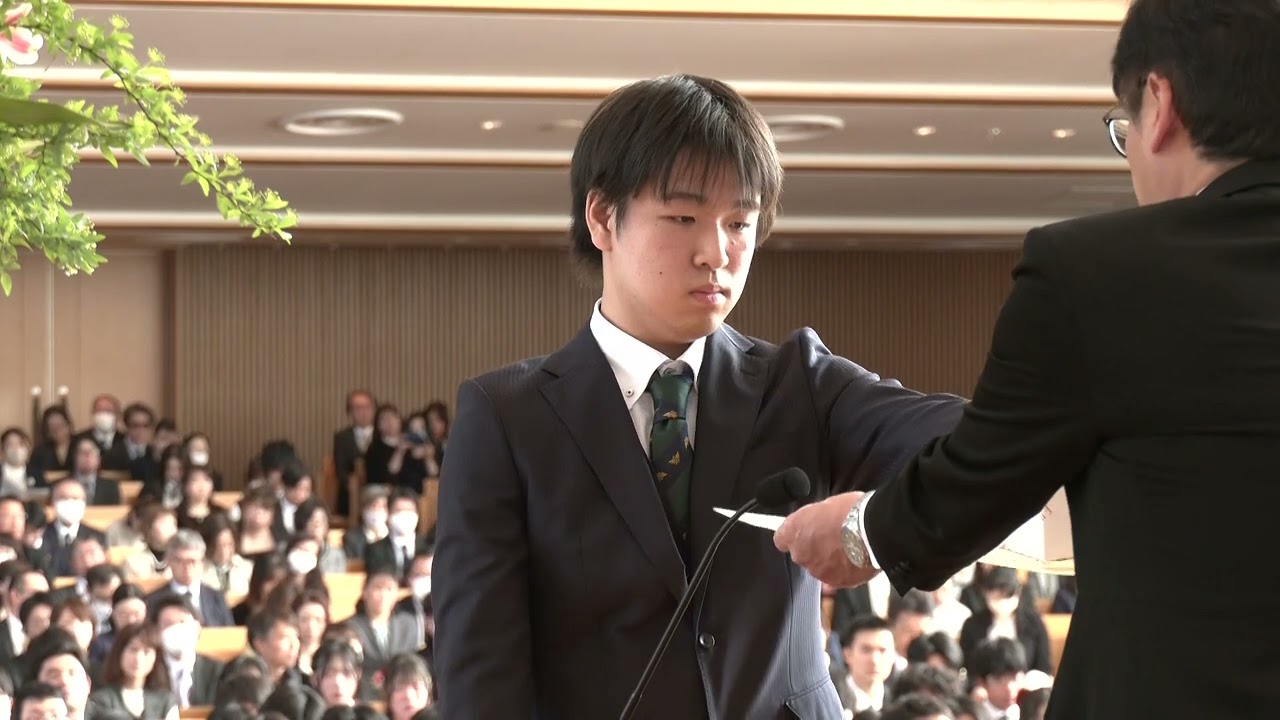 東北学院高等学校 第77回卒業式（2024年度）