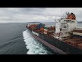 Al Rawdah (container ship) , Hapag Lloyd, travelling into Pt. Melbourne, Victoria.