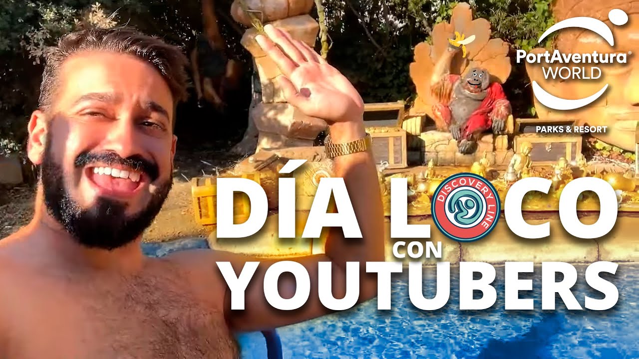 🟡Día loco en Portaventura 💥 Encuentro de youtubers!