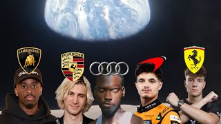 craziest streamers car collections (tier list)