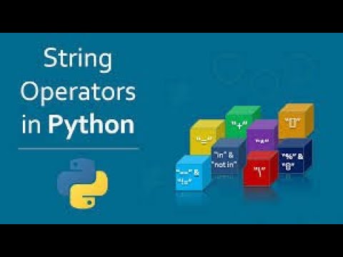 Python: String Operations - YouTube