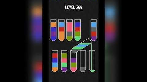 Water sort puzzle level 366