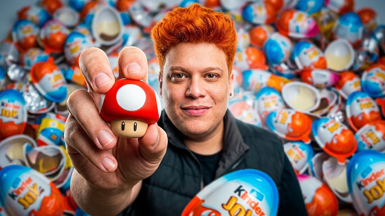 Comprei KINDER JOY do Mario e aconteceu isso! *Não acredito!
