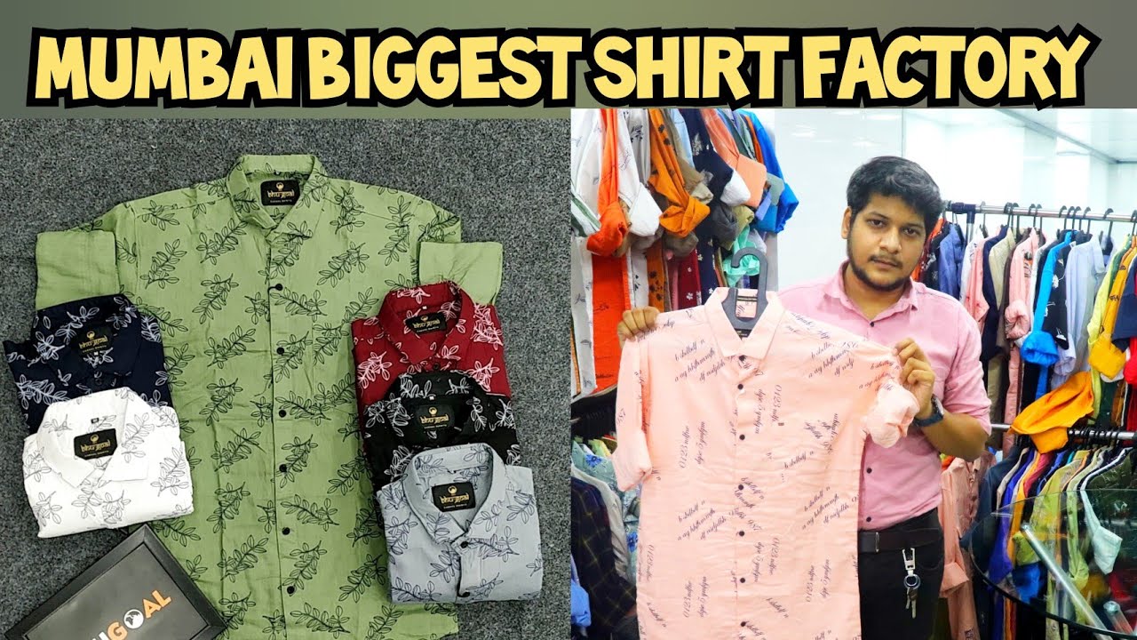 Mumbai shirts Wholesale | Shirt Manufacturer | Biggest Shirt Factory ...