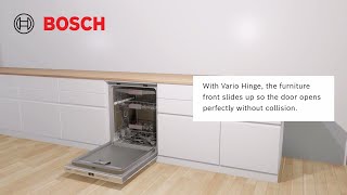 Bosch Dishwasher Features - Vario Hinge