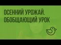 Осенний урожай. Обобщающий урок. Видеоурок по окружающему миру 1 класс