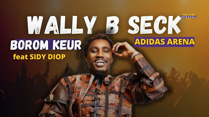 WALLY B SECK et SIDY DIOP - YAYE SAMA DOMU YAAY | LIVE ADIDAS ARENA PARIS 2024