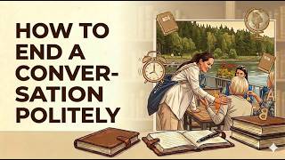 How to End a Conversation Politely in English - Stop Awkward Goodbyes!