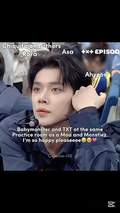 Babymonster and txt in same practice room😭 as a Moa and monstiez I’m so happy💗 #babymonster #txt