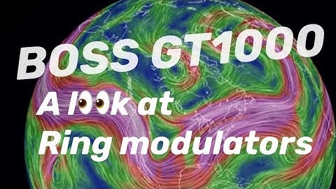 BOSS GT1000/Core settings video: Ring modulation #bossgt1000