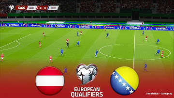 AUSTRIA vs BOSNIA AND HERZEGOVINA Live | FIFA World Cup 2026 Qualifiers Simulation PES 2021 Gameplay