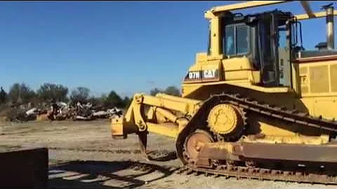 1988 CAT D7 Dozer at bigiron.com on 12/16/2015 auction