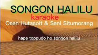 SONGON HALILU.Osen Hutasoit & Seni Situmorang.(karaoke duet) cover musik.nelson Sidabutar.