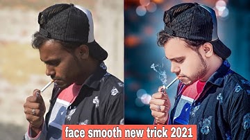skin smooth and glow new secret tricks 2021 , clean face+hide pimples, Snapseed skin smooth editing,