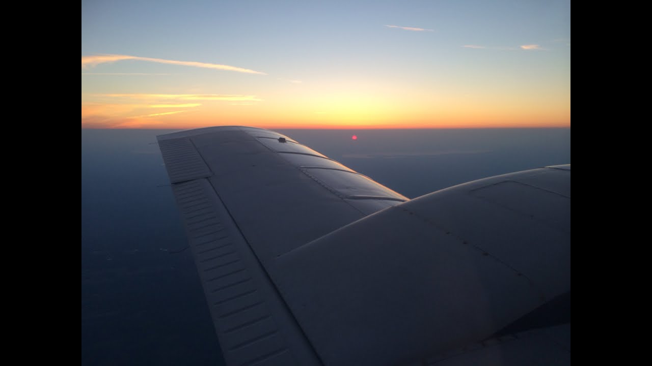 Sunset Approach Northeast Florida Regional Airport St.Augustine