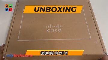 Unboxing : Cisco Gigabit Unmanaged PoE Business Switch CBS110-24T Power Over Ethernet Made Easy