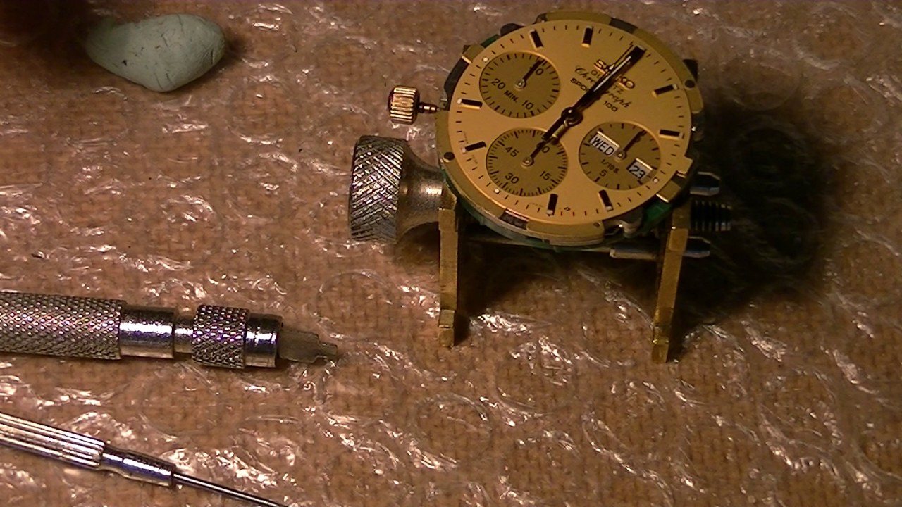 How to repair a Vintage Seiko 7A38-702A Quartz Chronograph - PART 4 -  YouTube