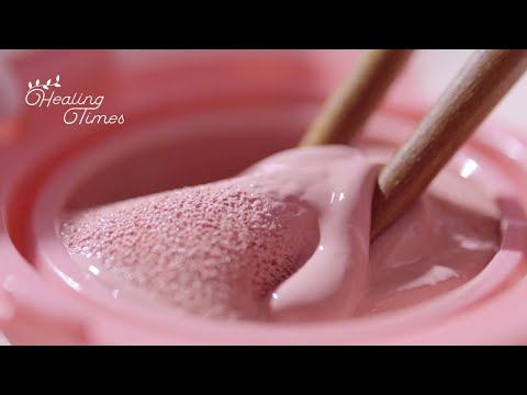 [ASMR] Satisfying Cosmetic Destruction With 🌸PINK Products🌸