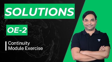 Module Solutions OE-2 | Continuity | IIT JEE | AS Sir | Kota Pulse by Unacademy