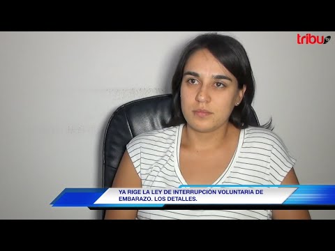 SILVINA CALDERÓN: YA RIGE LA LEY DE INTERRUPCIÓN VOLUNTARIA DE EMBARAZO
