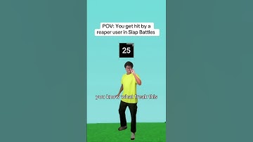 POV: you get hit by a reaper user in Slap battles