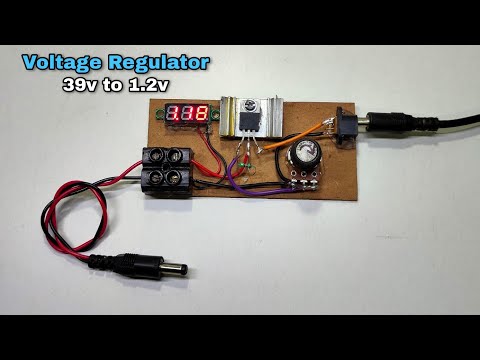 How To Make DC Voltage Regulator At Home