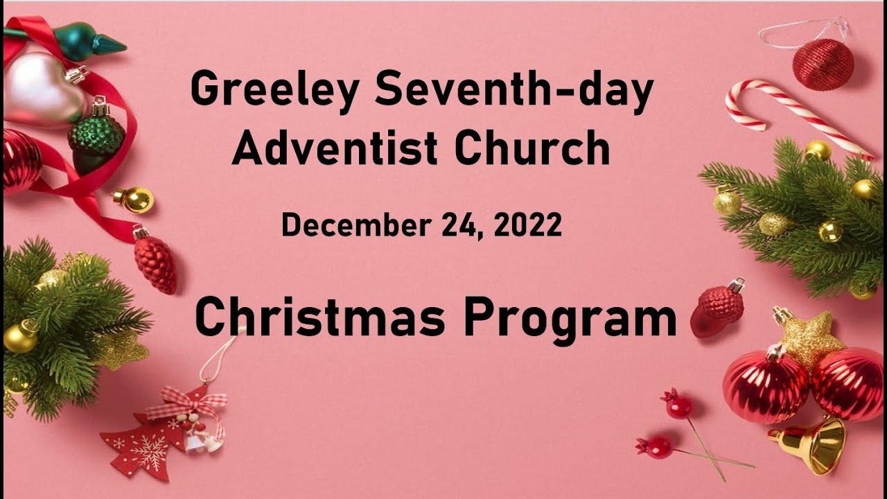 Christmas Program YouTube