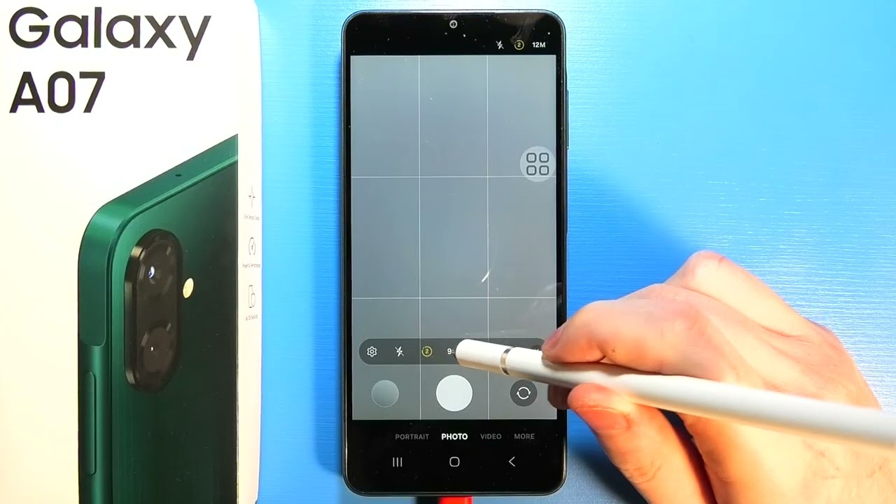 Samsung Galaxy A07: How to Change Photo Aspect Ratio