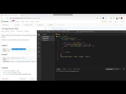 100 JS Interview Questions - #34: Find a Longest Common Prefix