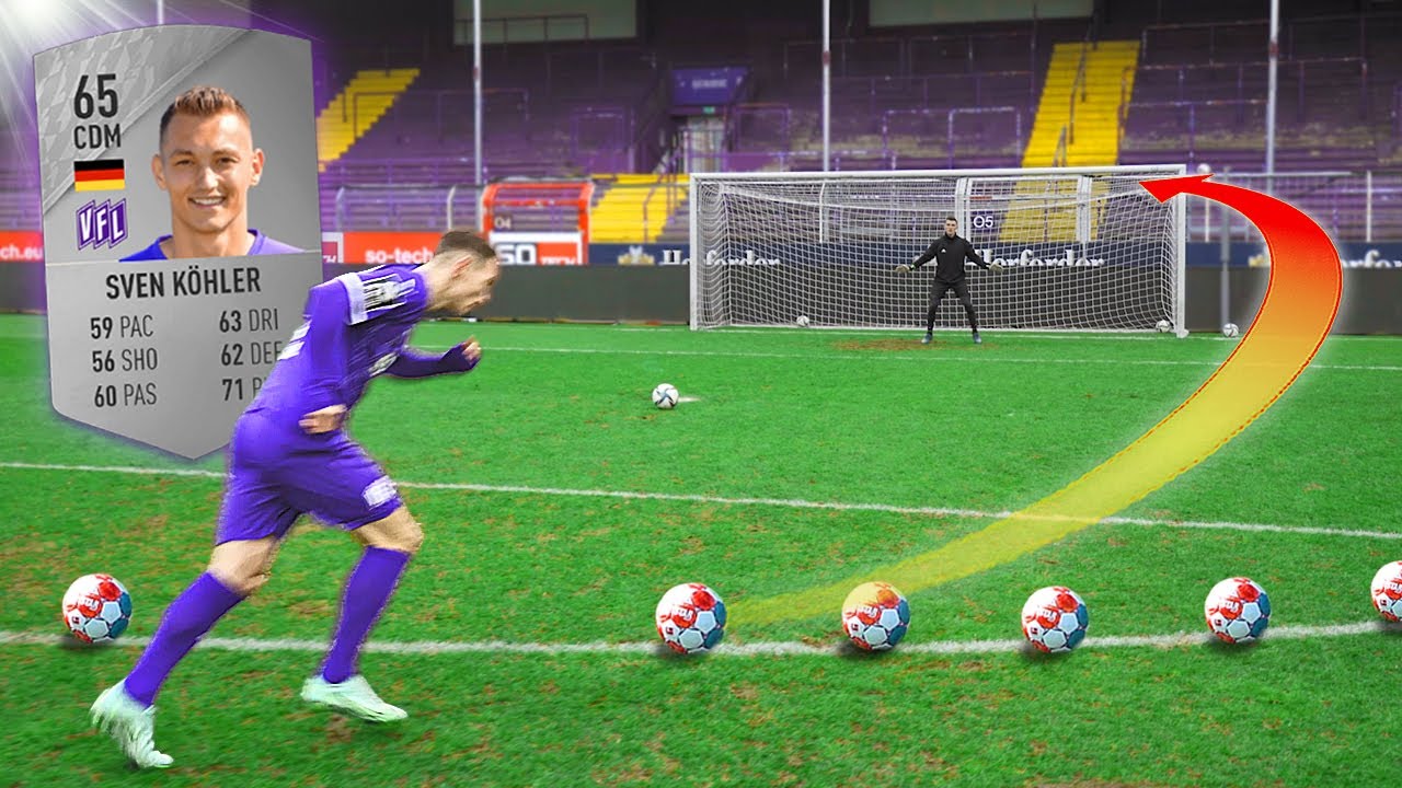 Can a Amateur beat a 65-FIFA Rated PRO Football Player? 🔥⚽