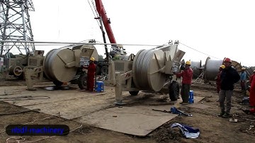 Overhead Tension Stringing Equipment Conductor Puller Tensioner for 500KV transmission line