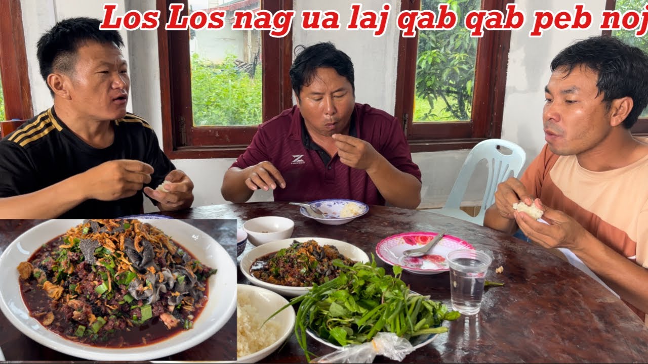 Ua laj li no qab heev, los los nag ua peb noj. 06/08/2023