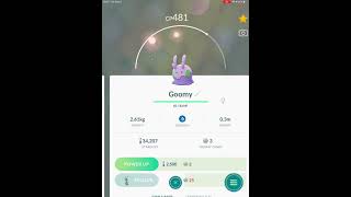 Spritzee, Swirlix, And Goomy In Pokémon Go
