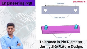 Tolerance in Pin Diameter during JIG/Fixture Design. #design #fixtures #engineering