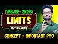 WBJEE 2026: LIMITS | Full Concept + Important PYQ | WBJEE 2026 Math | SOE Bangla