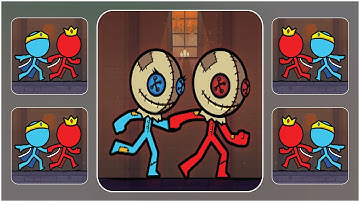 Red and Blue Stickman 2: Gameplay Walkthrough (iOS,Android) Part 1 Tutorial