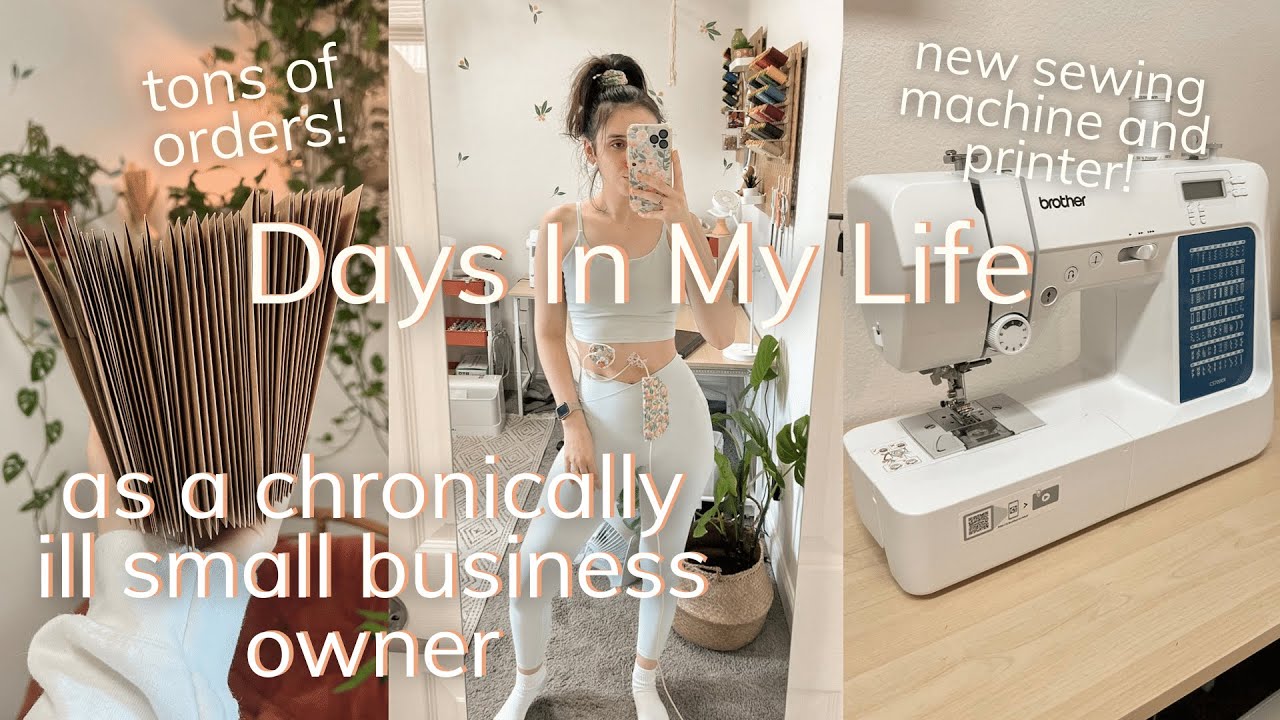 day in the life as a chronically ill small business owner | orders, new ...