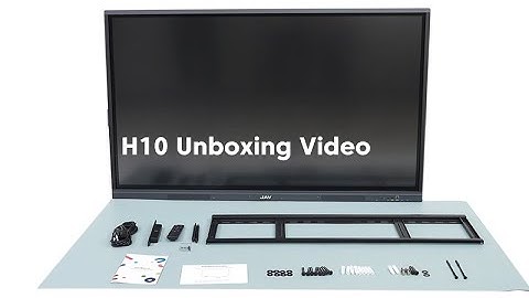 Unboxing Video of  JAV Interactive Flat Panel H10