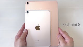 『iPad mini6』到着！iPad Air4やmini4、Galaxy Z Fold3と比較してみた！| Apple iPad mini6 review