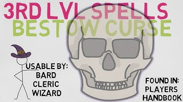 3rd Level Spell #4: Bestow Curse (DnD 5E Spell)