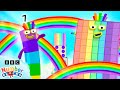 Colourful Rainbow Maths Adventure | 123 - Learn to Count with Fun! | Numberblocks