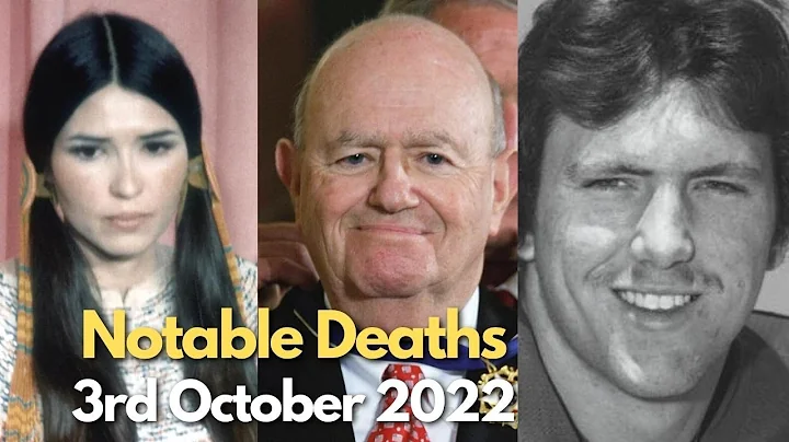 Notable Deaths Today 3rd  October 2022 / Very Sad ...